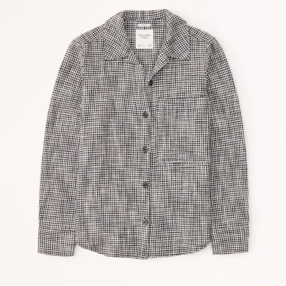 Oversized Tweed Shirt